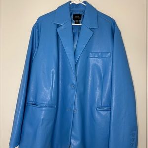 Urban Outfitters Faux Leather Blazer